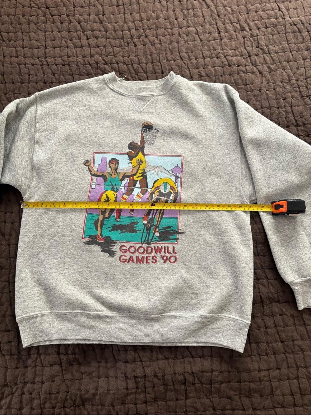 Vintage Hanes Grey Crewneck Sweatshirt - Picture 3 of 5